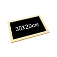 thumbnail image 1 of Hanging Blackboard Sign 30x20cm Chalkboard Wall Decor with Dry Erase Marker 1, 1 of 5