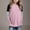 Pink, variant on Thetops Big Girls' Long Sleeve Raglan Top - Dark Blue, 11T - Soft Polyester Spandex, Color-Block Striped Sleeves & Pockets - Comfortable Durable for Daily/School Wear