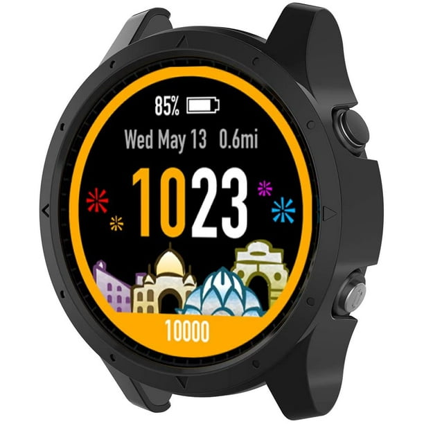 MOTONG Transparent PC Protective Case Cover Shell for Garmin Forerunner 945 and Garmin Forerunner 935 Soft