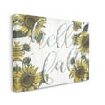 thumbnail image 3 of Stupell Industries Hello Fall Phrase Blue Checker Plaid Sunflower Florals, 30 x 24,Design by Daphne Polselli, 3 of 5