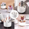 thumbnail image 5 of 360° Rotating Makeup Organizer - Makeup Brush Holder with 5 Compartments for Cosmetics Jewelry for Dressing Table Bedroom Office Supplies Storage, 5 of 5
