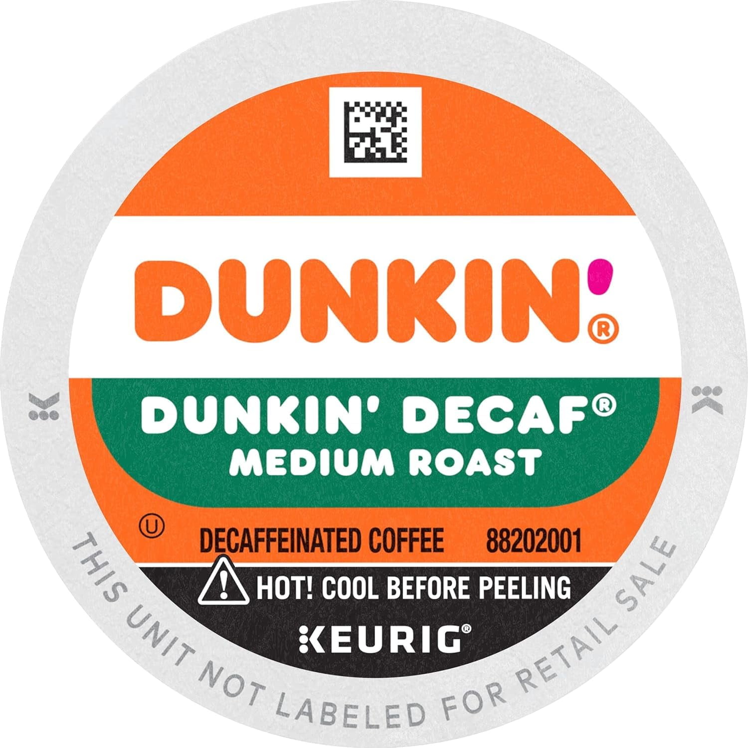 Dunkin Donuts Decaf Original Flavor Coffee K-Cups For K Cup Brewers, Packaging May Vary ( Count)