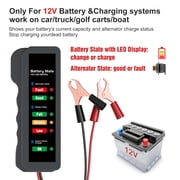 OBDMONSTER W003 12 Volts Automotive Battery Tester Battery Loaded with Alternator State Check