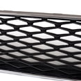 thumbnail image 3 of PIT66 Upper Centre Grilles Front Bumper ABS Grill Fit for 15-17 Ford Focus Chrome Honeycomb Style Replace F1EZ-8200A, F1EZ-8200B…, 3 of 5