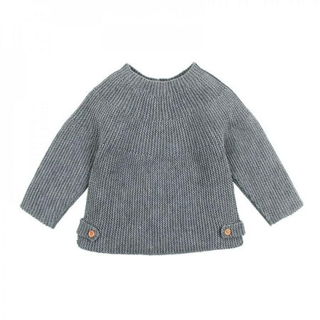 

Leonard New Children Kids Sweater Autumn Baby Girl Boy Solid Print Cardigan Casual Outerwear Coat Clothes