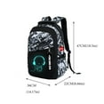 thumbnail image 2 of LNMQLPDBS Men's Backpack Junior High School Student Backpack Backpack Computer Bag Load Reducing And Wear, 2 of 3