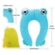 thumbnail image 3 of Asiento de inodoro plegable para niños, asiento de inodoro portátil para niños, entrenador de orinal de viaje para niños pequeños con bolsa de almacenamiento, rana rosa Feliz Sencillez, 3 of 4