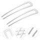 thumbnail image 5 of unbranded 2Ud Pasadores De U De Metal Plateado Pins Y Resistentes Para Sujetar Moños Y Largos, 5 of 8