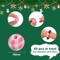 thumbnail image 2 of Herramienta para hornear galletas de fondant tridimensional con temática navideña con juego de sellos de émbolo, pan de jengibre para niño/niña, muñeco de nieve, Papá Noel, árbol de Navidad, reno,, 2 of 7