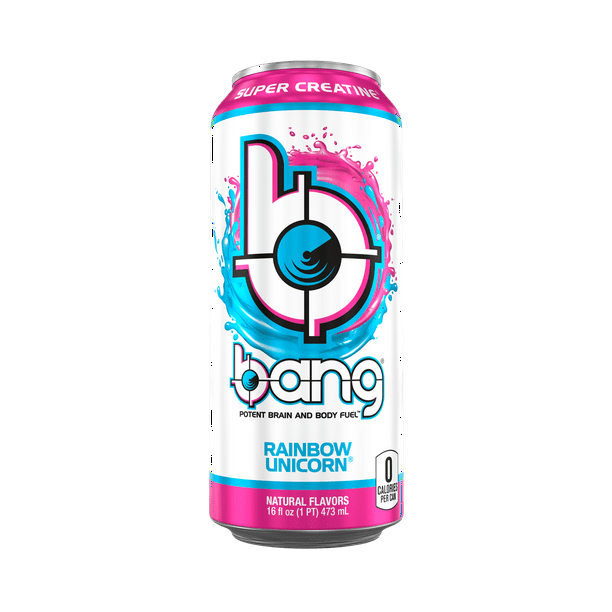 Bang Rainbow Unicorn Energy Drink With Super Creatine 16 Oz Can Walmart Com