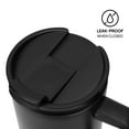 thumbnail image 5 of Walsport 34 oz Insulated Stainless Steel Travel Mug for Coffee, Tea and Drinks with Lid and Straw(Black), 5 of 7