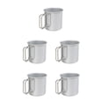 thumbnail image 2 of Taza de Aleación de aluminio Wosthever mango ligero Metal plegable Negro, 2 of 6