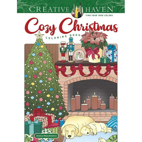 Adult Coloring Books: Christmas Creative Haven Cozy Christmas Coloring Book, (Paperback)