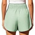 thumbnail image 4 of Tumotour Summer Board Shorts for Women's Plus size Outdoor Work Shorts Jogging Walkshort Plaid Pajama Bottoms Shorts with Pocket, 4 of 10