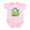 Petal Pink, variant on CafePress - Cash Dinosaur Infant Bodysuit - Baby Light Bodysuit, Size Newborn - 24 Months