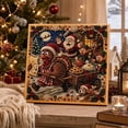 thumbnail image 3 of Christmas Pearl Art Kit Santa Diamond Art DIY Kit with Crystal Pearl Beads for Adults Fall Home Decor Wall Art Gift for Christmas Craft Lovers Mom Friends,D, 3 of 6