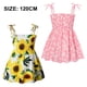thumbnail image 2 of Ropa para niña, vestidos florales de verano, vestidos de verano para niños pequeños, vestido tipo túnica de verano para la playa, 120cm, 2 of 6
