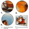 thumbnail image 3 of Designart "Designer Bag Orange Pop Art Chic II" Fashion Accessories Floater Framed Wall Decor, 3 of 7