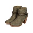 thumbnail image 5 of New Women Liliana Laguna-3 Leatherette Chained Wraparound Chunky Heel Bootie, 5 of 5