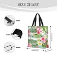 thumbnail image 4 of Vsdgher Tropical Flamingo print Tote Bag for Women Shoulder Bag with Zipper Large Shoulder Bag Handle Handbag Portable Washable for Travel, Work, 4 of 8