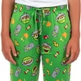 thumbnail image 4 of Sesame Street Pajama Pants Adult Oscar The Grouch Garbage Lounge Bottoms Loungewear, 4 of 6