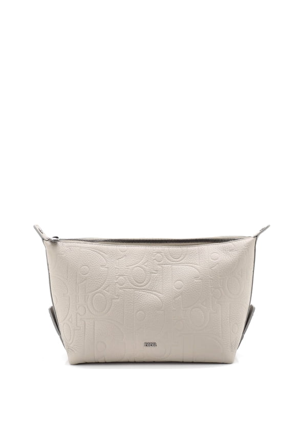 Pre-Owned Toiletry Pouch Gravity Leather By Rebag