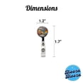 thumbnail image 4 of Bangkok Thailand Street Retractable Reel ID Badge Key Card Name Tag Holder with Clip, 4 of 7