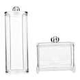 thumbnail image 4 of Tineasur Transparent Cotton Swab Box Storage Box Ps 2Pcs for Home Organization, 4 of 8