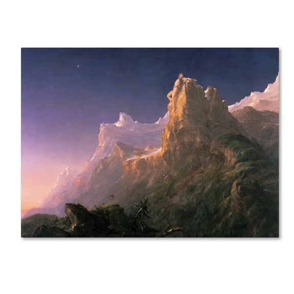 Thomas Cole 'Prometheus Bound' Canvas Art