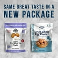 thumbnail image 3 of Augason Farms Pasteurized Dried Whole Egg Powder Resealable Pouch, Real Eggs, Emergency Food Supply, Everyday Meals, 24 Servings, 3 of 5