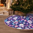thumbnail image 5 of Xecao mushroom rainbow Skull cartoon Pattern Christmas Tree Skirt Holiday Part Decorations for Christmas Tree, Farmhouse Christmas Decor Xmas Holiday Home Party Decorations-48", 5 of 6