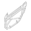 Genuine OE Smart Door Frame Assembly - 4537200330