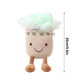 thumbnail image 3 of Muñeca de peluche, simulación de planta, decoración interior en maceta, 25 cm, 3 of 5