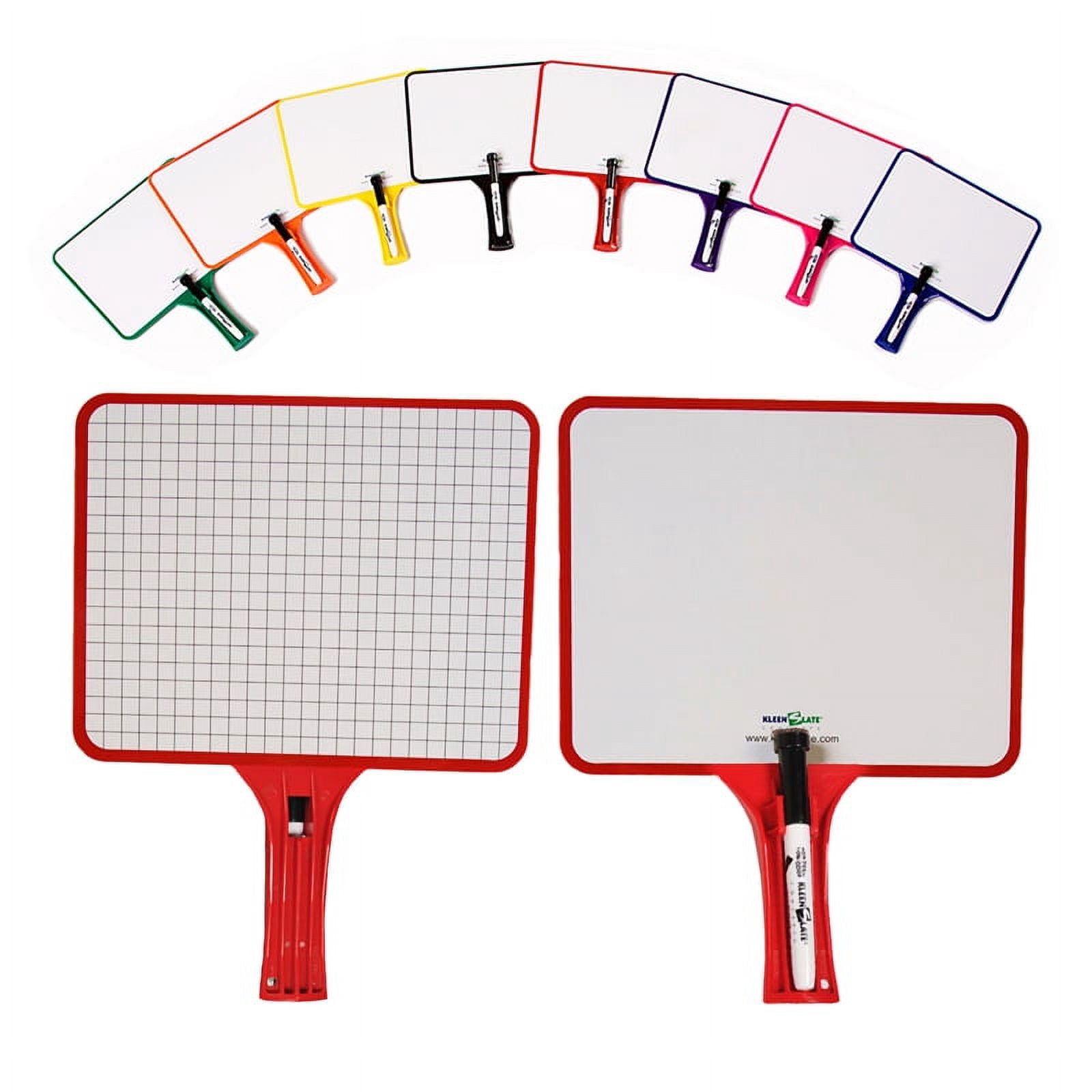 Kleenslate Rectangular Paddles Double Sided 32 Blank Graph 50027044