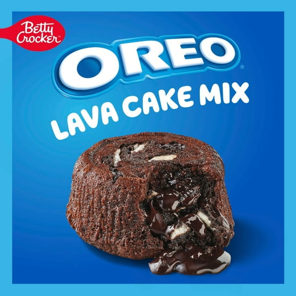Betty Crocker OREO Lava Cake With OREO Cookie Pieces Baking Mix - 8.3 oz - Pack of 2