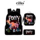 thumbnail image 2 of CILKS ® Bolsa Escolar De Tres Piezas Poppu Playtime Bobbi's Game Time Mochila De Animación De Dibujos Animados Estudiante De Escuela Primaria Y Secundaria B04245, 2 of 4