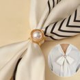 thumbnail image 3 of 3pcs Scarf Button Bow Tie Buttons Decoration And Fixing Multifunctional Silk Scarf Clips for Business Dinner Party, 3 of 8