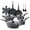 19pcs Black, variant on SENSARTE Ceramic Nonstick Pots and Pans Set, 19Pcs Healthy Kitchen Cookware Set with Pots Protectors, Induction Compatible White