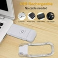 thumbnail image 2 of Book Reading Light USB Rechargeable Bookmark Light LED Clip on Book Lights Reading Lights for, 2 of 8