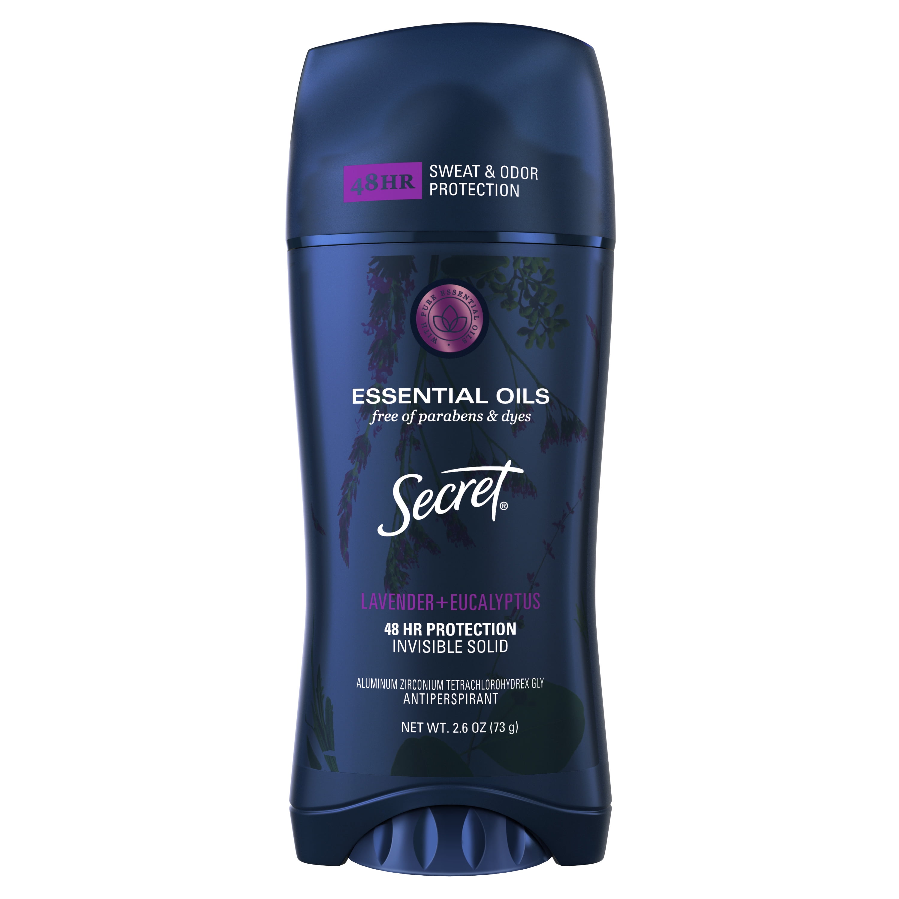 Secret Antiperspirant Deodorantwith Essential Oils Lavender Eucalyptus