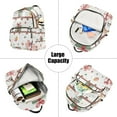 thumbnail image 5 of FORMRS Mini Backpack Purse for Women Travel Daypack Casual Shoulder Bag, Christmas Gift Train, 5 of 7