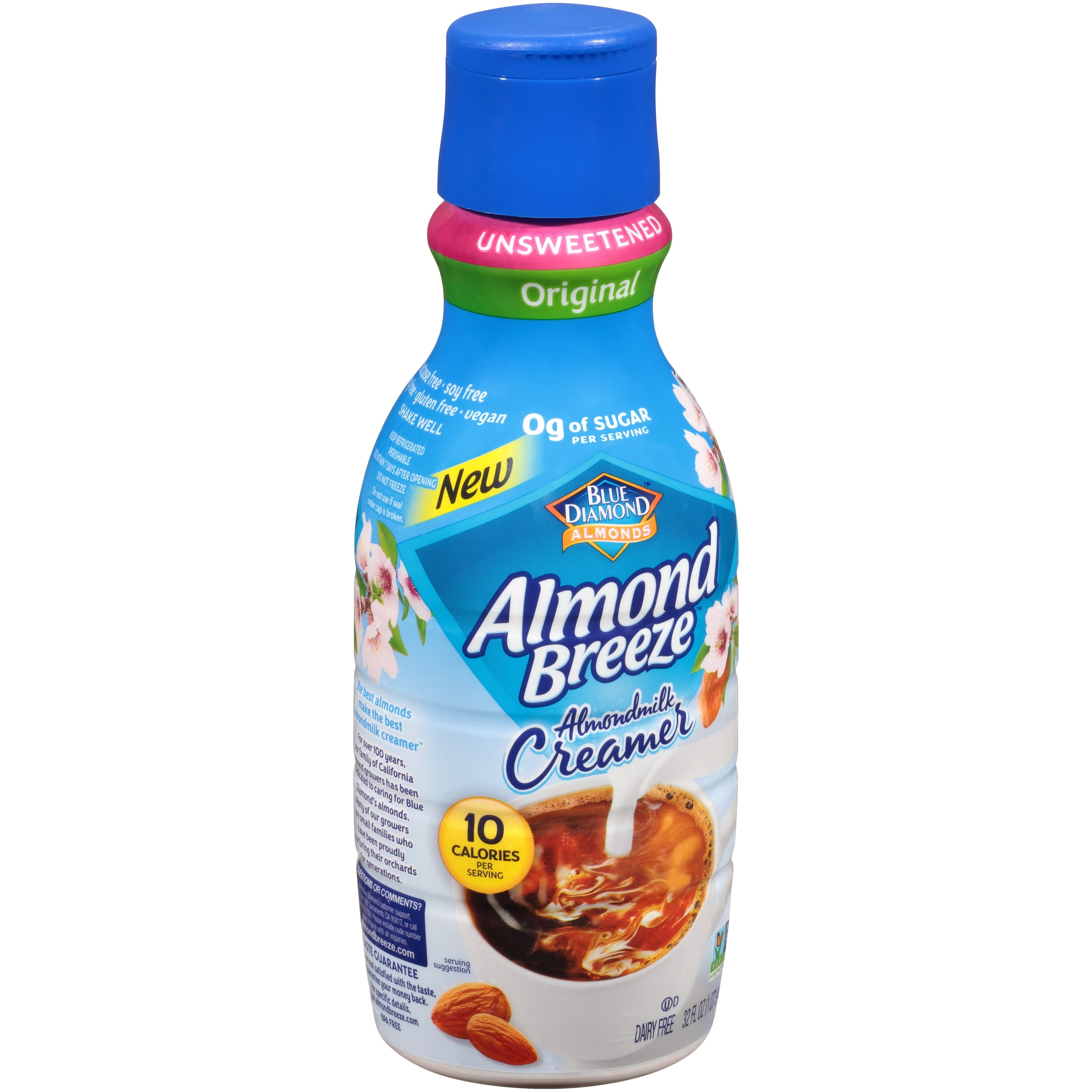 blue diamond almond breeze coffee creamer