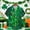 #58-Army Green, variant on Ceisia Men's St. Patrick's Day Large & Small Four-Leaf Clover Print Short Sleeve Turndown Collar Stretch Casual Shirt Army Green XL Gifts