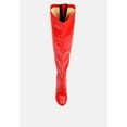 thumbnail image 4 of Marvelettes Faux Leather High Heeled Long Boots, 4 of 11
