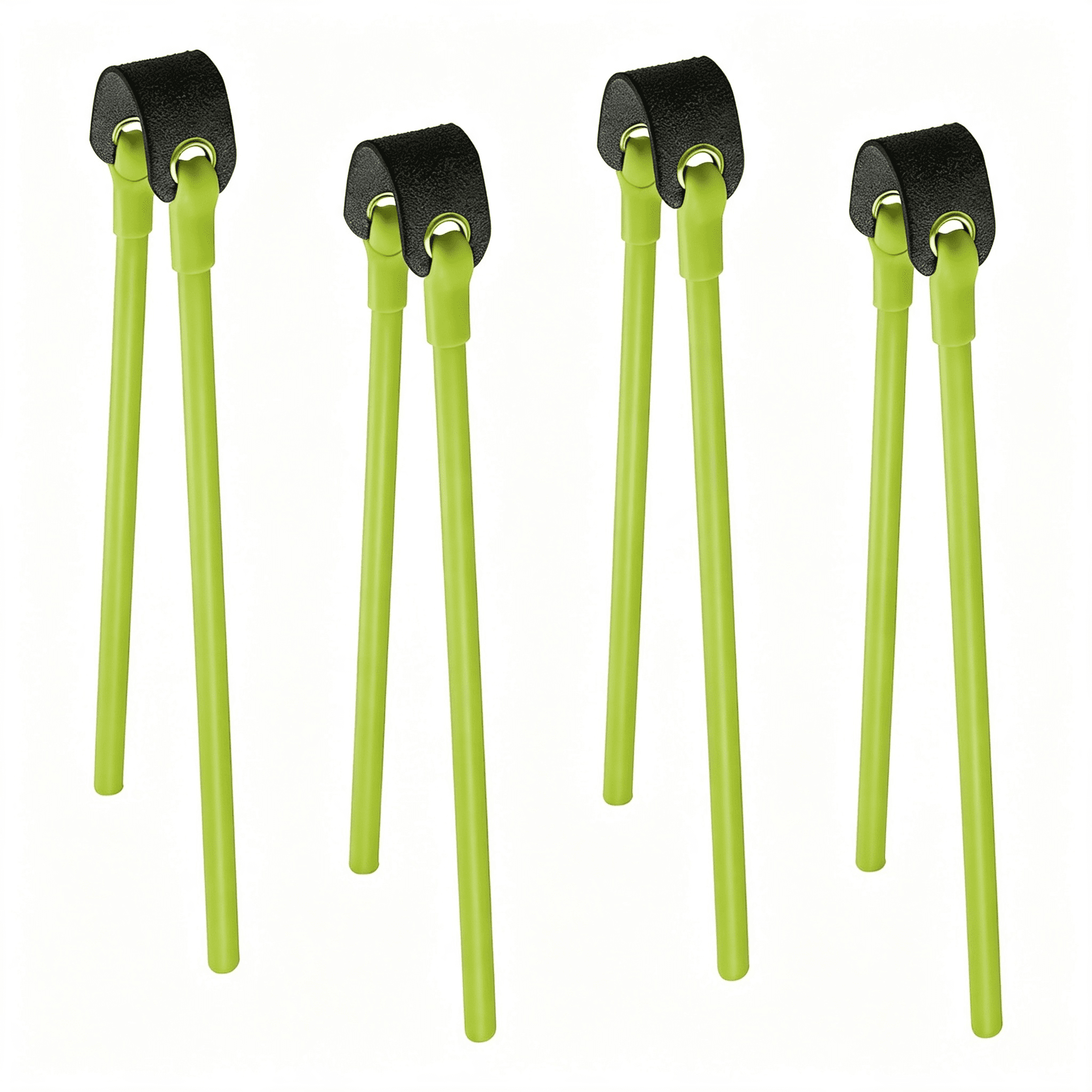ICERUN 4Pcs Slingshot Replacement Sets Heavy Pull Slingshot Replacement Rubber Tubular Rubber for Hunting Catapults Outdoor Games Durable Slingshot Bands