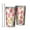 White Strawberry Plants, variant on Watercolor Floral Pattern 10oz Tumblers Stainless Steel Tumbler with Lid and Straw,Vacuum Insulated Double Wall Travel Tumbler Cups with Cleaning Brush for Coffee, Tea