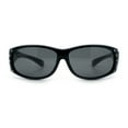 thumbnail image 3 of Polarized Womens Small Snug Rhinestone Studded OTG Fit Over Sunglasses (All Black), 3 of 8