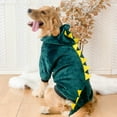thumbnail image 4 of Large Dog Halloween Costume, Tiger Cosplay Costume for Dog, Cute Funny Dog Hoodie Coat, Warm Apparel Pet Winter Clothes for Medium Large Dogs Dinosaur 4XL, 4 of 6