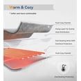 thumbnail image 5 of Electric Heated Throw Blanket, Machine Washable Double Side Flannel, Gray ,Easy to Use, 5 of 5