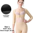 thumbnail image 2 of Skin tone Arm Shaper after surgery arm compression sleeve clothing posture corrector Shaper suit top, 2 of 5